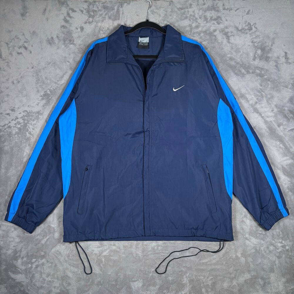 Vintage Y2K Nike ACG Windbreaker Jacket Men’s Size XL Navy Blue Full Zip